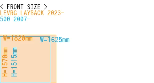 #LEVRG LAYBACK 2023- + 500 2007-